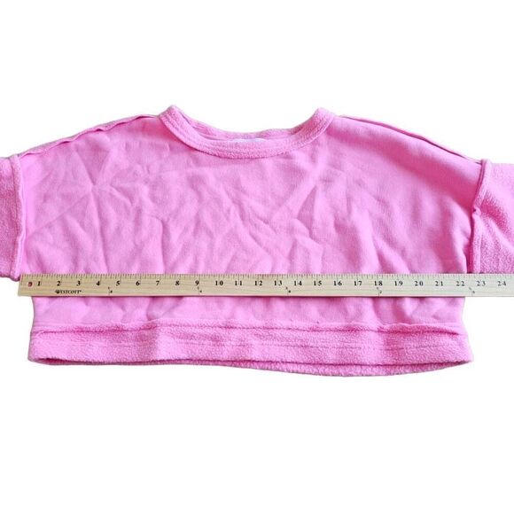 Summer haus womens Sz Small pink crop sweater - Picture 4 of 7
